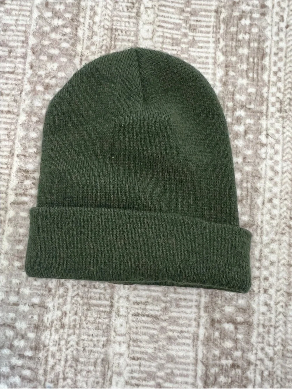 Carhartt Green Solid Knit Cuffed Beanie Watch Cap Hat Youth One Size